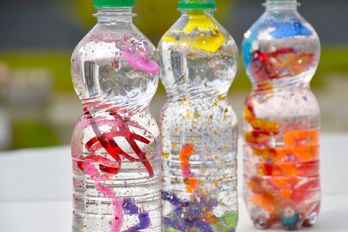 Sensory Bottles Craft Project | Paint Craft Play